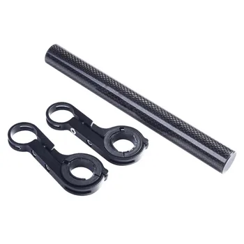 

Hot Bike Carbon tube Flashlight Holder Handle Bar Bicycle Accessories Extender Mount Bracket MTB Accessories Handlebar Cycling