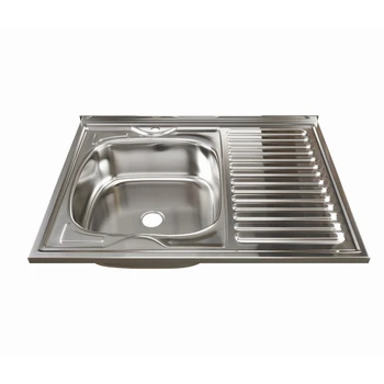 

Мойка 60х80 (0,4) лев вып 1 1/2 MIXLINE 16см