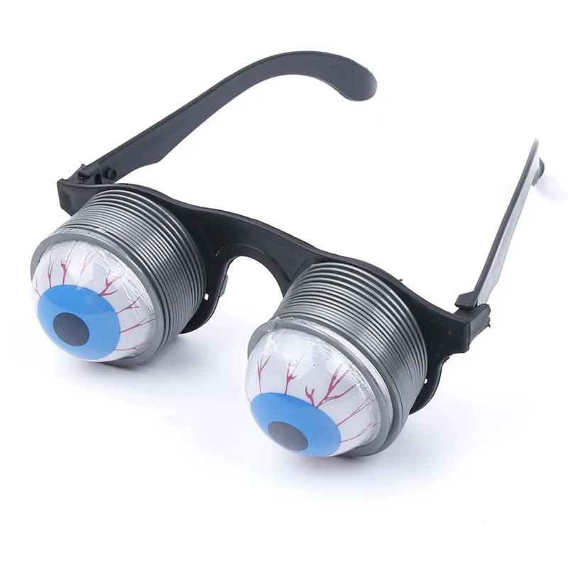 2019 каверзные очки с пружинками на Хэллоуин первое апреля веселое маскарадное