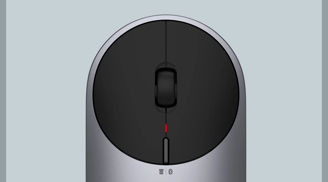 Gadgetoo Xiaomi Mi Portable Mouse 2 Optical Wireless Bluetooth 4.2 Rf 2.4Ghz 4000Dpi Adjustable Dual Mode (Bluetooth+Usb)
