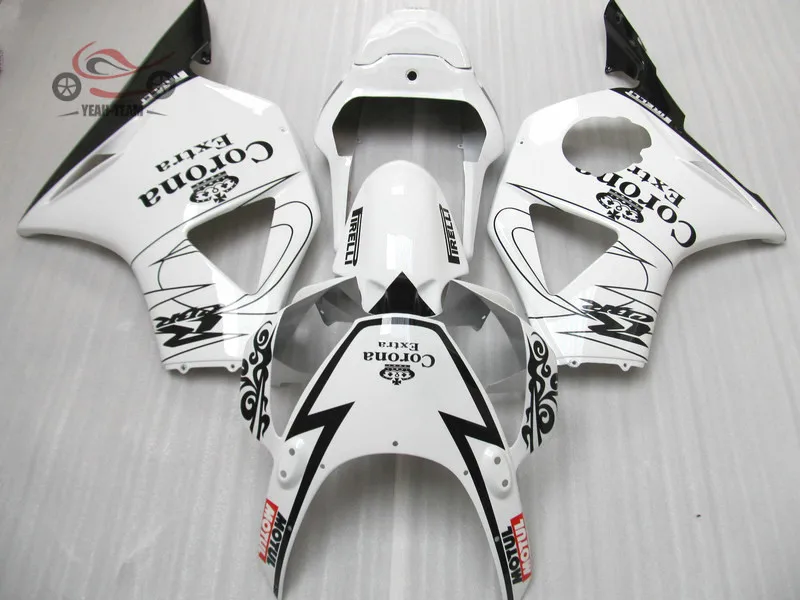 Обтекатели комплект для HONDA 2002 2003 CBR900RR CBR954RR 02 03 900CC 954 900 954RR CBR900 CBR954 RR белый Corona
