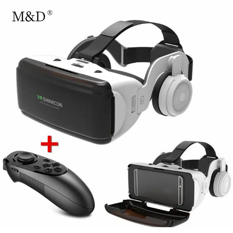 Оригинальный VR виртуальной реальности 3D очки коробка стерео Google картон