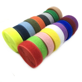 

1meter 2cm width colored adhesive tape nylon hook and loop adhesive fastener tape for shoe repair