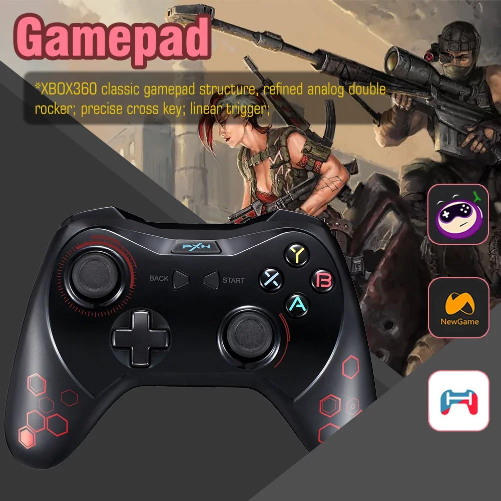 PXN-9606 беспроводной Bluetooth Android геймпад планшет, который поддерживает функцию Android Bluetooth телефон ТВ приставка
