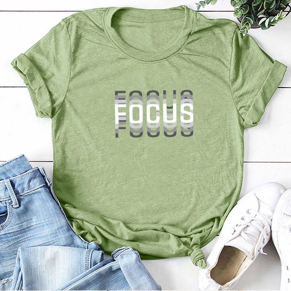 Focus 3D Graphic Print T-shirts Free Shipping JKP4747