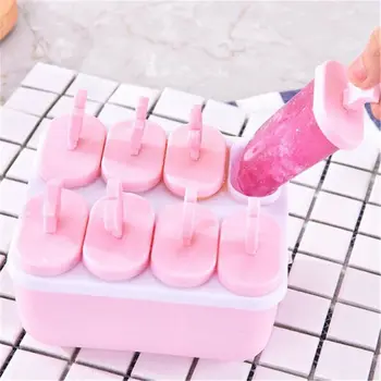 

Plastic Popsicle Mold Tray Cream Mold Ice Tray Lolly Maker Frozen Mould Tool Homemade Refrigerator Home Storage Containers