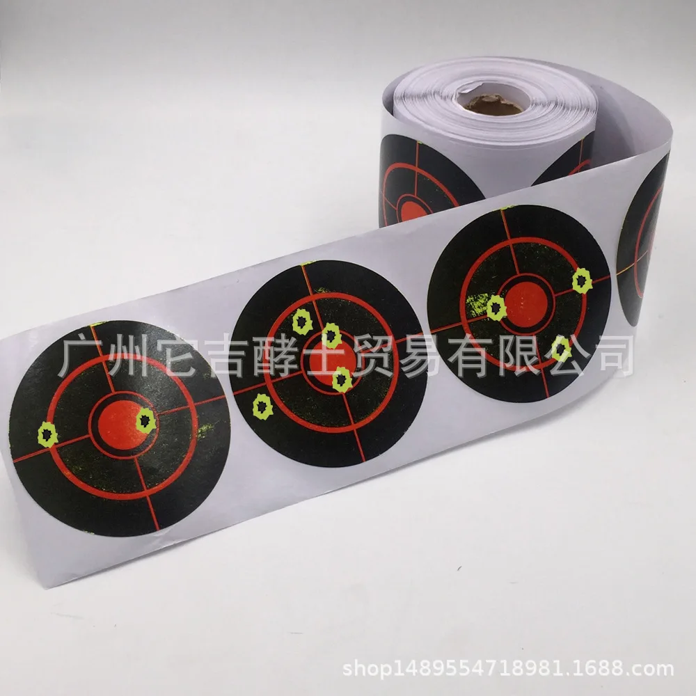 

[Target House] 250/Roll Diameter 7.5 Centimeter/3 Inches Shooting Practice Splash Sticker Roll