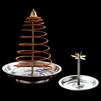 

3 Pcs Stainless Steel Bump Bar Mosquito Coil Incense Holder Telescopic Burner Rack Aroma Therapy Burner Ornament Silver