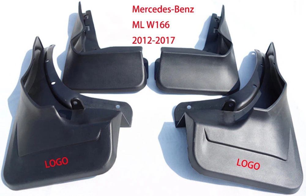 Авто Брызговики для Mercedes Benz W166 ML300 320 350 400 мл класс 2012- Автомобильные Брызговики автомобильные аксессуары