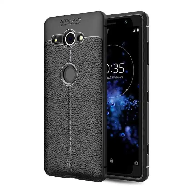 Ударопрочный Мягкий чехол Joomer Lichee с узором 5 0 "для sony Xperia XZ2 Compact для телефона |