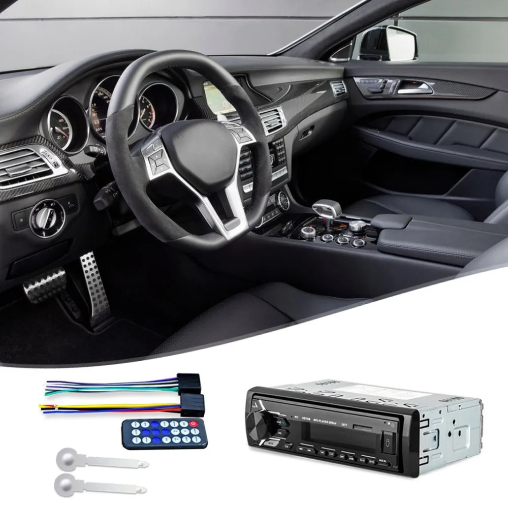 Автомобильный беспроводной Mp3 Автомобильный Mp3 плеер карта машина Usb флеш-накопитель беспроводной автомобильный аудио 3077 Fm радио карта Машина