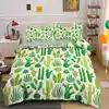 Hight Quality 3D Cactus Print Pattern Bedding Set 2/3 Pcs Quilt Cover + Pillowcase   for Twin Queen King Size ► Photo 3/6