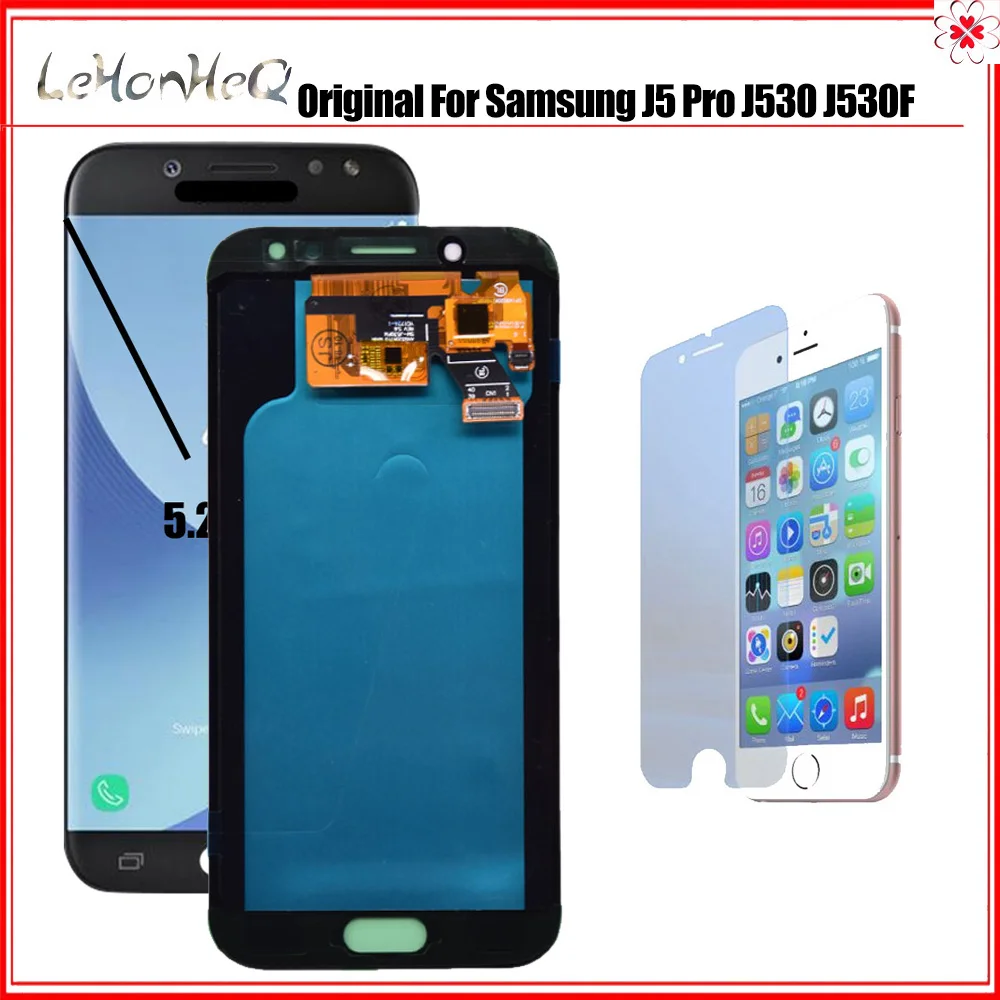 J530 Lcd Original For Samsung Galaxy J5 17 J530 Lcd Display J5 Pro J530f Touch Screen Digitizer Assembly For Samsung J530 Lcd Mobile Phone Lcd Screens Aliexpress