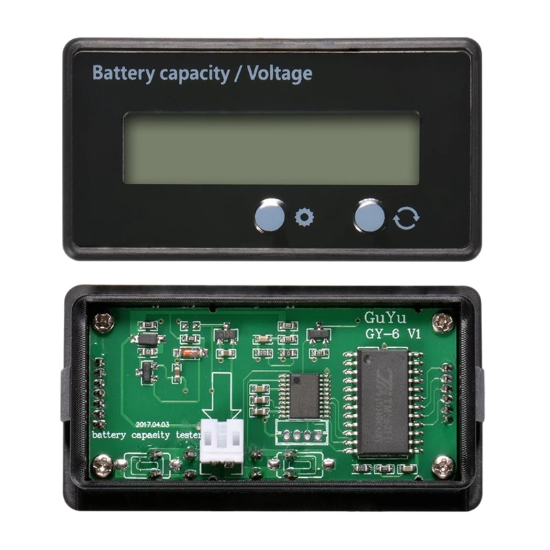 FFYY-Lcd индикатор емкости батареи, водонепроницаемый 12 V/24 V/36 V/48 V Индикатор состояния свинцово-кислотной батареи, литиевая батарея Capa