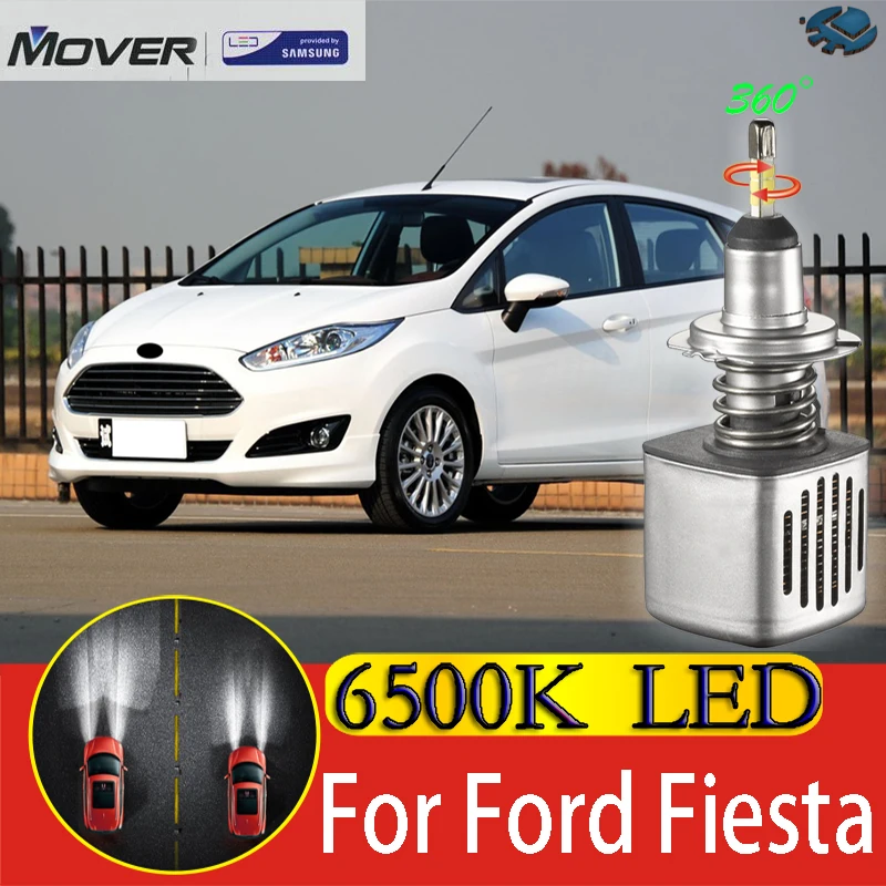 

Car Headlight Bulbs LED Provided By SAMSUNG For Ford Fiesta LED Car 6500K White Light Auto Headlight 2X