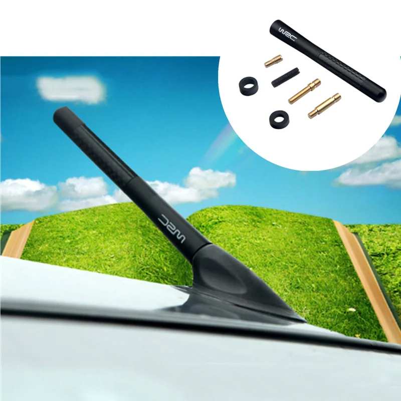 WRC углеродное волокно автомобильная антенна авто аксессуары для Ford Focus Kuga Fiesta