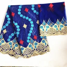 Базен riche getzner с камнями bazin brode getzner новейшая африканская кружевная ткань жаккард морская парча ткань 7 ярдов