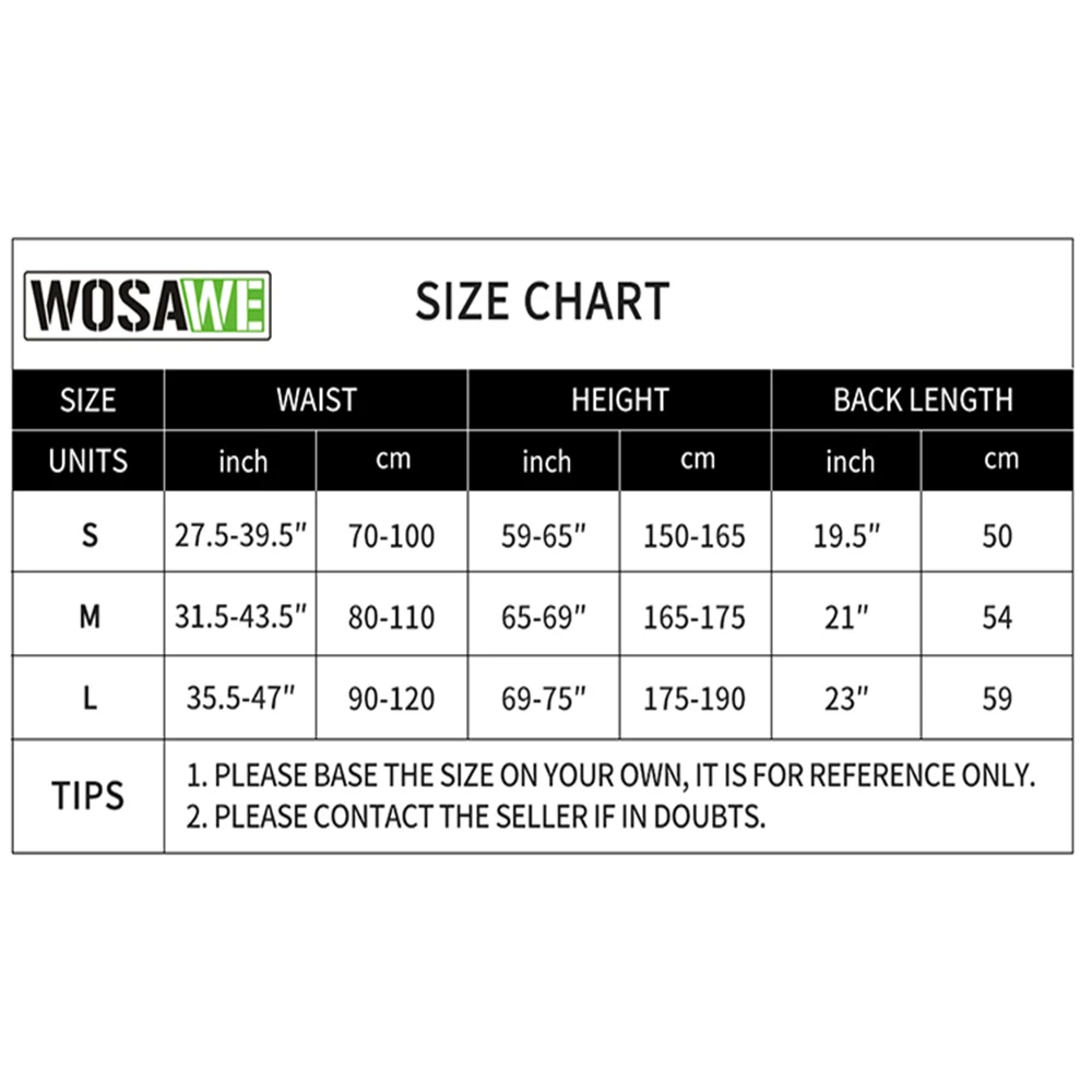 WOSAWE Adults Motorcycles Armor Protective Gear moto Racing Off-road MTB Outdoor Sports Protection Jacket Body Guard