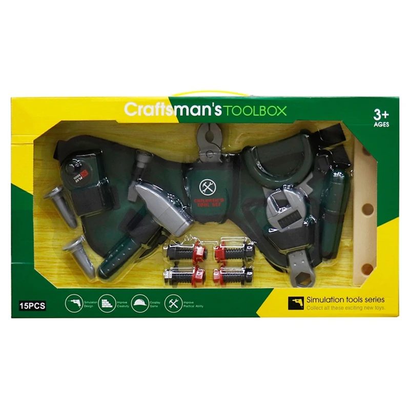 

Toys Repair Tools Toys DIY Play House Repair Simulation Tools Toy Set for Children and Boys Gifts AS168004