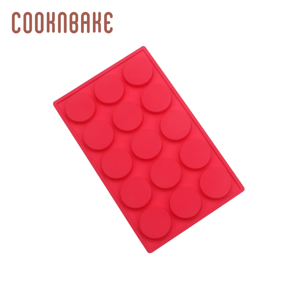 COOKNBAKE силиконовые формы для печенья 15 Форма Для Выпечки Кондитерская выпечка инструмент круглое печенье хлеб конфеты форма шоколада DIY вечерние Рождество