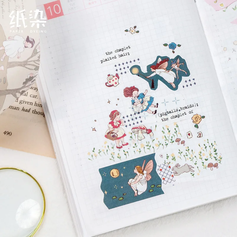 Lilliputian серия Alice Adventure Journal васи клейкая лента DIY Скрапбукинг наклейка этикетка маскирующая лента