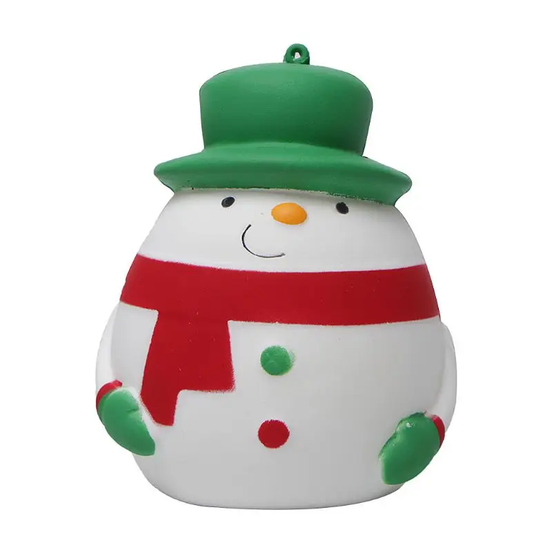 

Decompression PU Squeeze Toy Christmas Snowman Model Slow Rising Stress Reliever R9UE