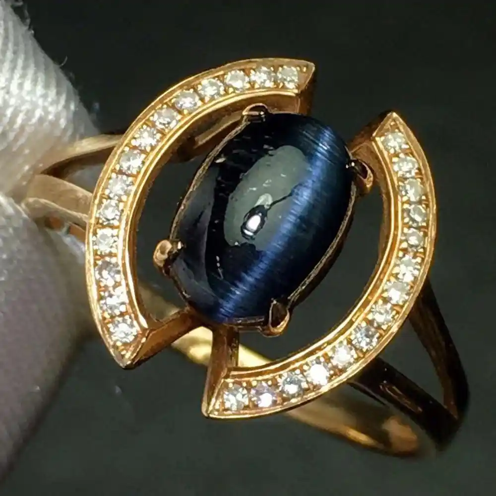 トルマリンリング 1 8ct 純粋な 18 18k ゴールドジュエリーナチュラルブルートルマリンキャッツアイ 宝石ダイヤモンドの女性のリング女性のためのファインリング 指輪 Aliexpress トルマリンリング 1 8ct 純粋な 18 18k ゴールドジュエリーナチュラルブルートルマリンキャッツアイ 宝石ダイヤモンドの女性のリング女性のためのファインリング 指輪 Aliexpress