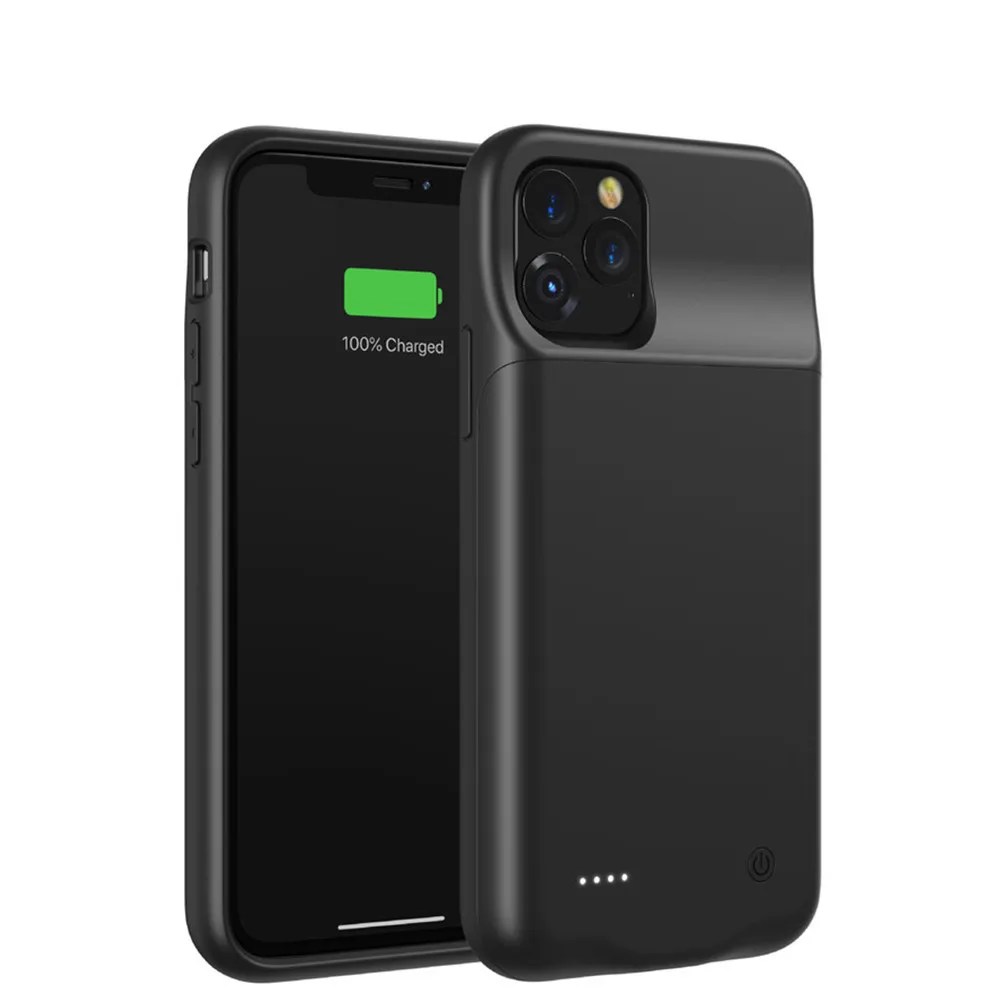 Чехол для iPhone 11 Pro Max power bank для iPhone 11 Расширенный контейнер для аккумуляторных батарей для iPhone 11Pro портативное зарядное устройство чехол из ТПУ