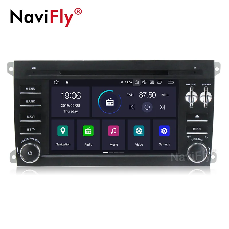 Excellent NaviFly IPS DSP Android 9.0 Car Multimedia Player for Porsche Cayenne 2003-2010 Autoradio 1024*600 HD GPS Navigation Stereo FM 1 Excellent NaviFly IPS DSP Android 9.0 Car Multimedia Player for Porsche Cayenne 2003-2010 Autoradio 1024*600 HD GPS Navigation Stereo FM 1