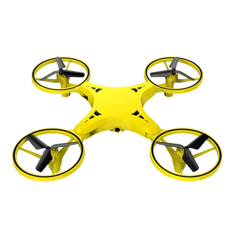 Купить Квадрокоптер Желтый На Пульте Управления Рукой