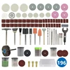 XCAN – Kit d'accessoires pour outils rotatifs Dremel, Mini-polissage, ponçage, perçage, meulage, tige de 196 pouces, 1/8 pièces ► Photo 2/6