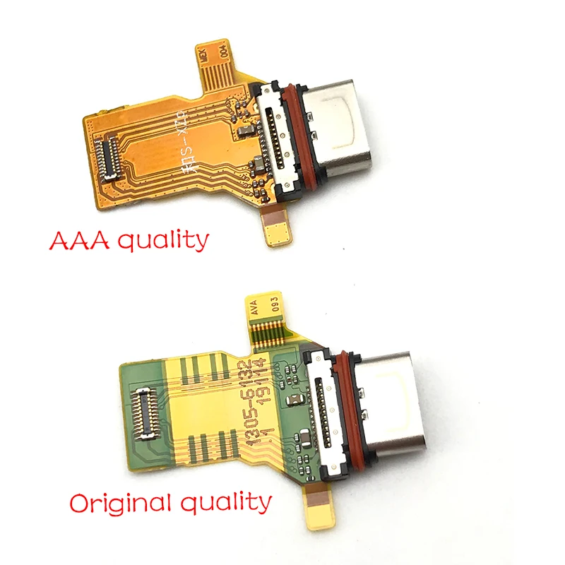 10 шт./лот, док-разъем порт usb зарядный гибкий кабель для Xperia XZ Premium G8141