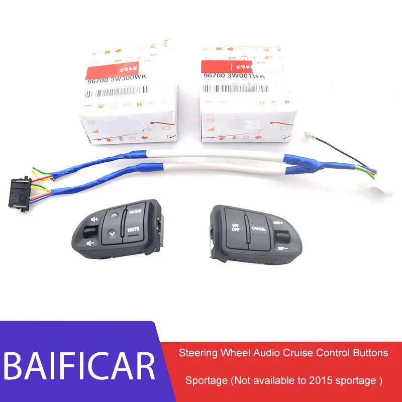 Baificar абсолютно подлинный многофункциональный руль аудио круиз контроль Кнопки с проводом жгут для Kia Sportage