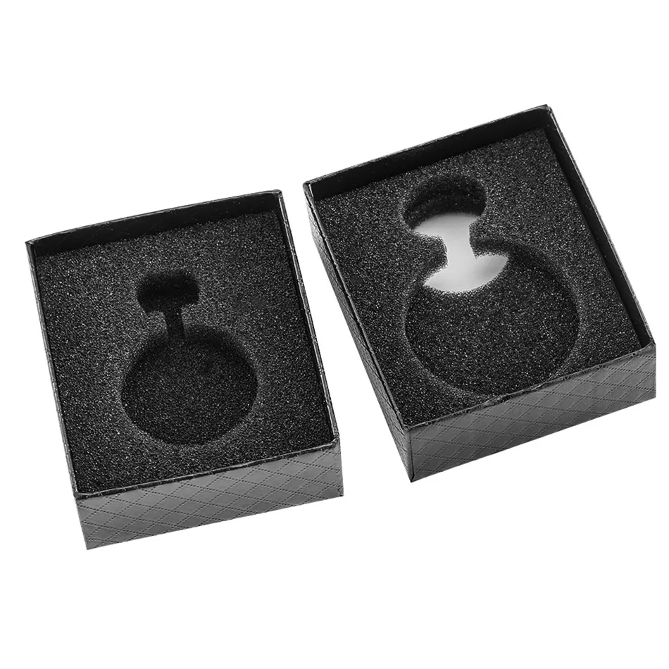 Black Pocket Watch Accessories Boxes Storage Case for Diameter 3cm/5cm Size