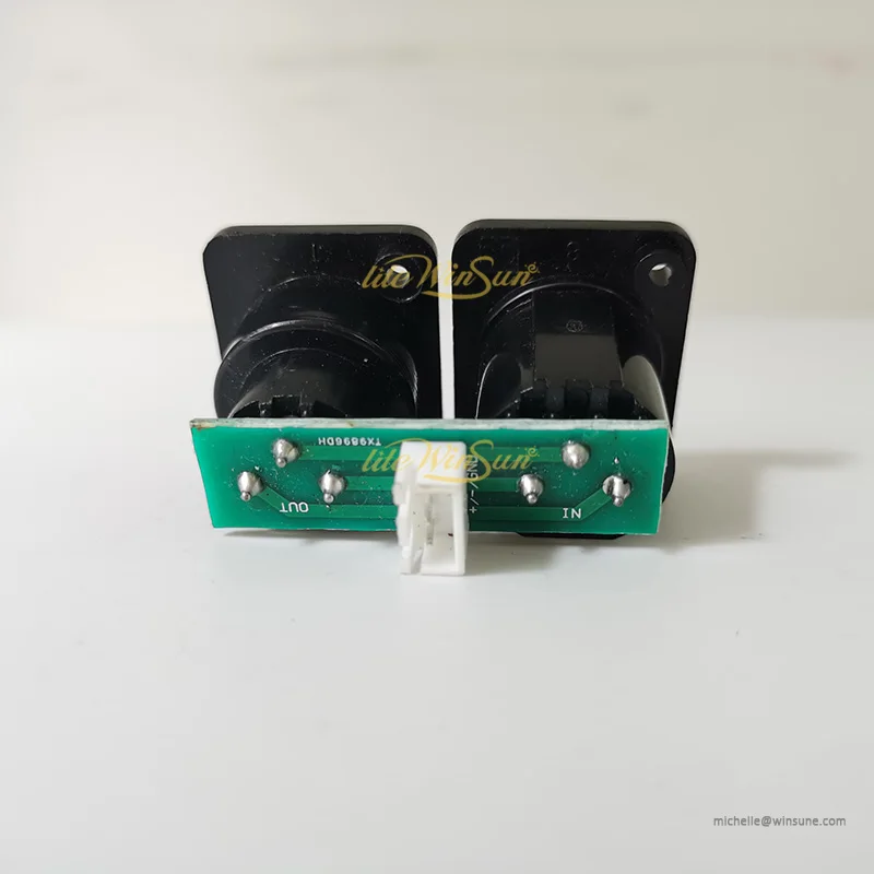 2pc 3-Pin 7R/5R Beam DMX512 Signal Connect Board Part Little PCB 3pin XLR DMX Connector with Chip Board Repair Replacement diy lighting accessories