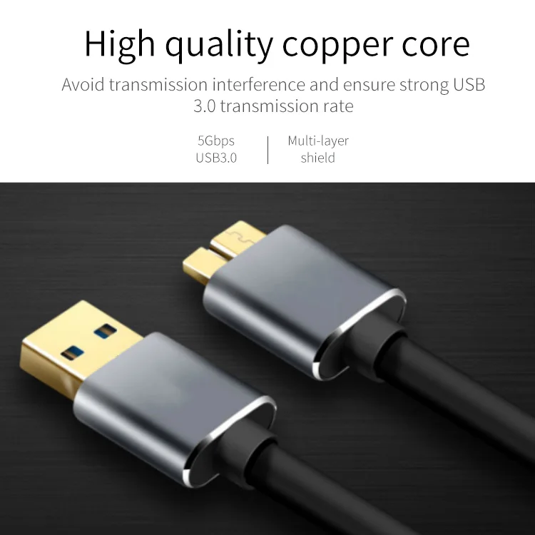 Type A-Micro B USB 3,0 кабель для синхронизации данных быстрая скорость USB3.0 шнур для внешнего жесткого диска HDD samsung S5 Note 3