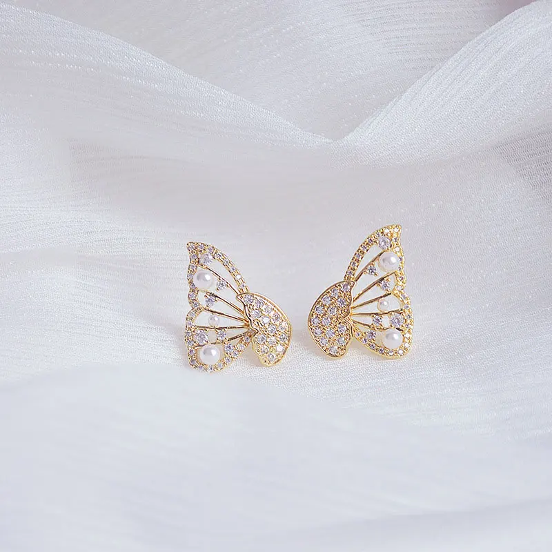 All-Match Daily Elegant Temperament Earring Fashion Jewelry butterfly Earrings Statement Earrings Kpop Jewelry Fine Charm Female
