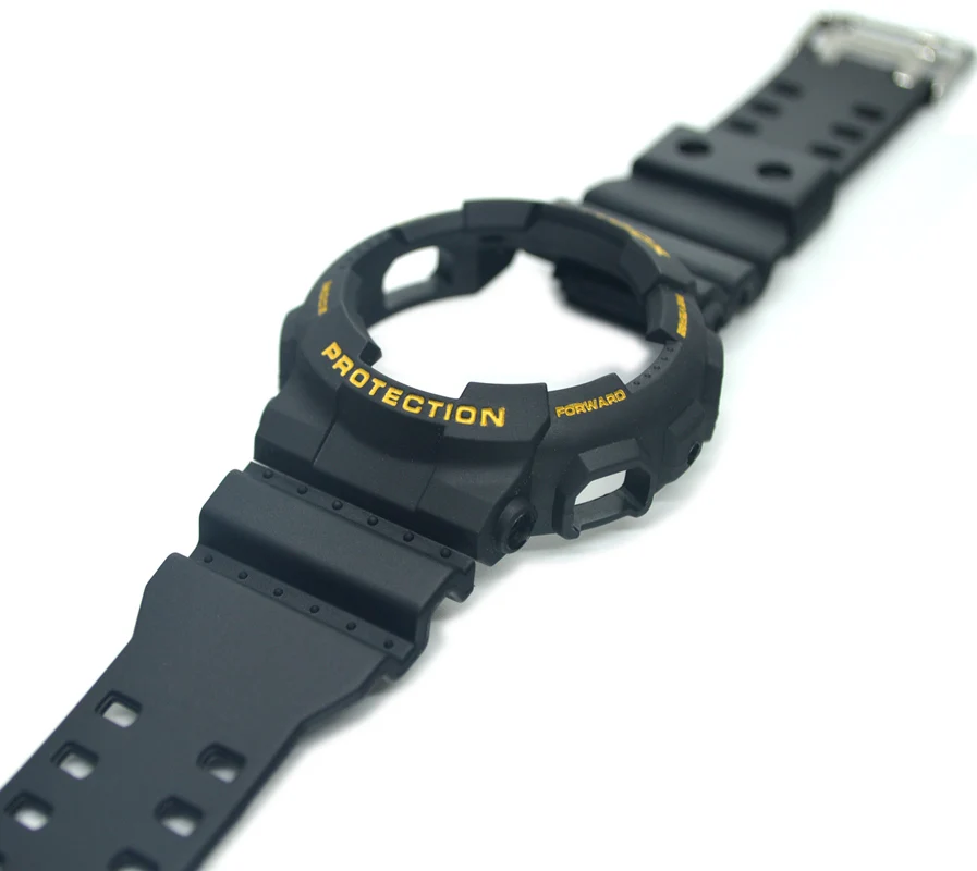 Сменный ремешок для часов ободок Обложка совместимая с Casio G Shock GA 100/ 110/ 120 GD 100/110/120