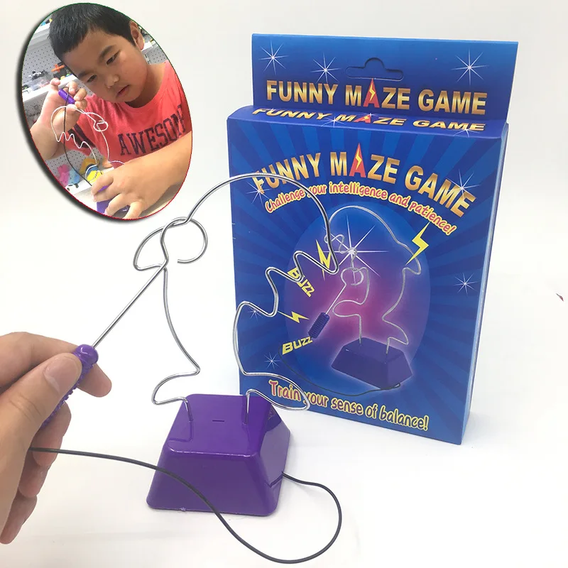 Fire Line Shock Electric Touch Maze тренировочный детский фокус обучающий Электрический