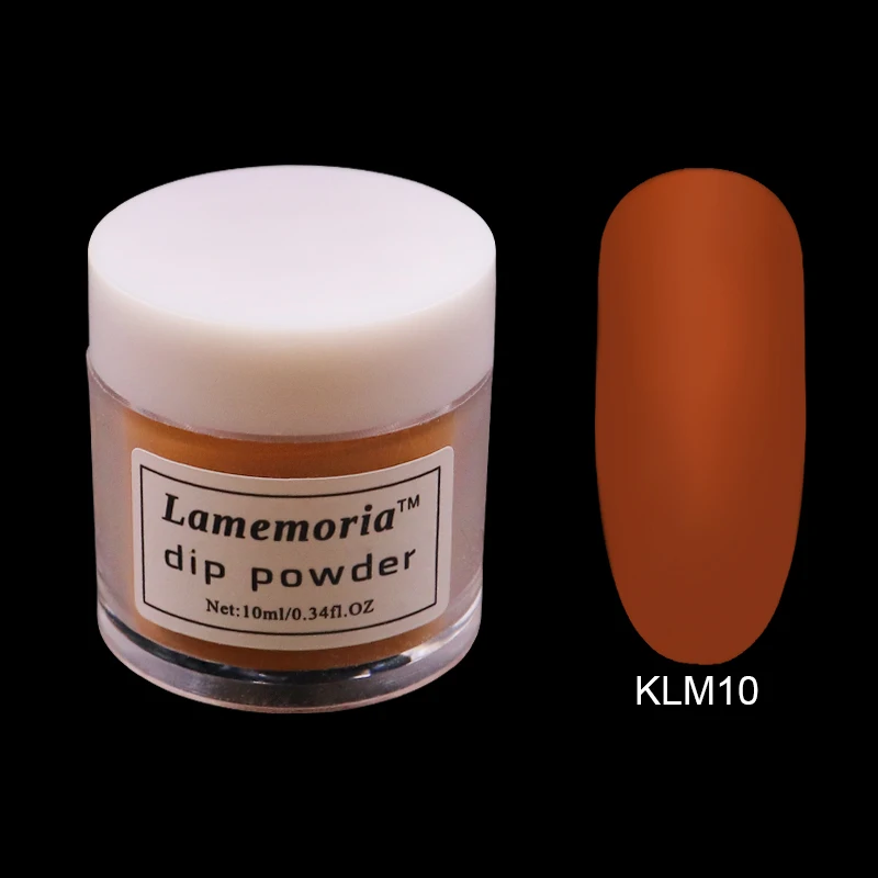 KLM10 Lamemoria, акриловая пудра, пыль, УФ-дизайн, 3D кончики, украшение, маникюр, дизайн ногтей, Dectoration, сделай сам, пудра для ногтей, инструменты, кристаллическая пудра - Color: KLM10