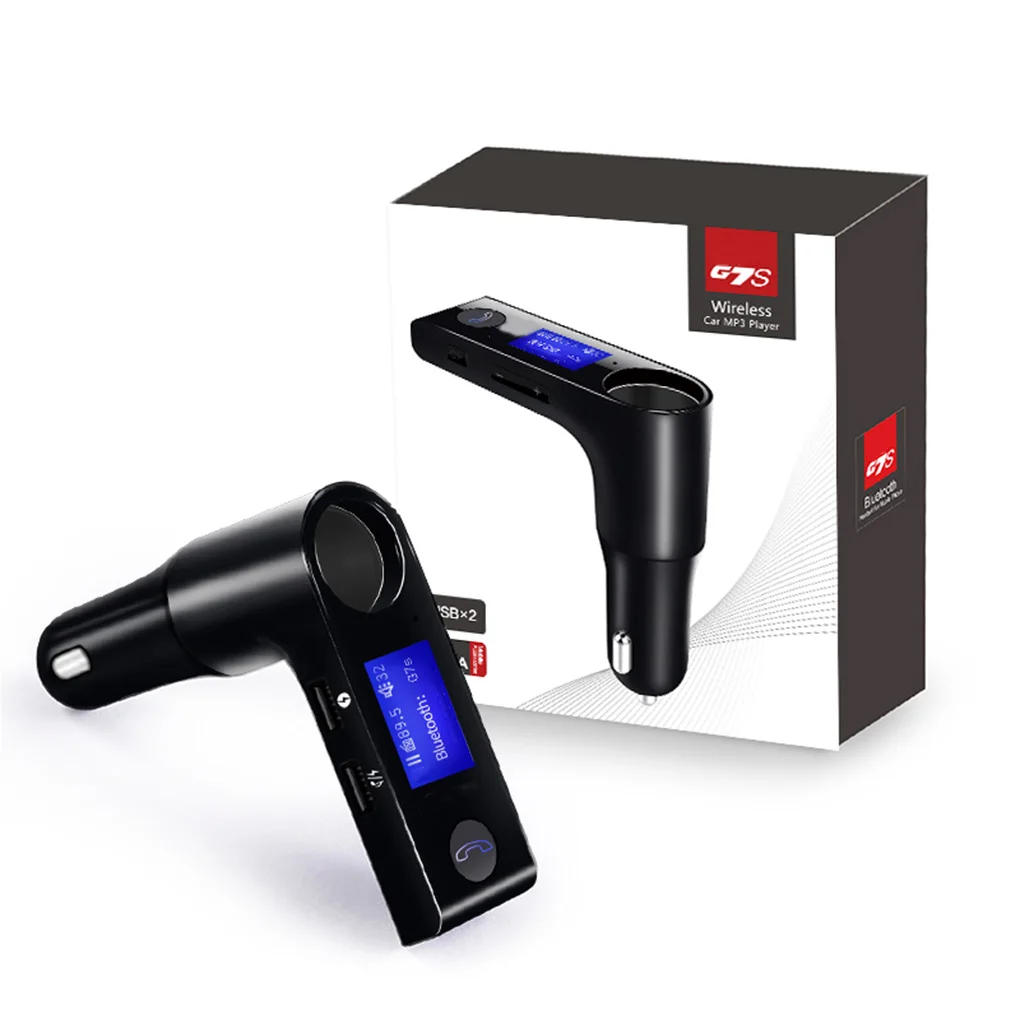 Автомобильный MP3 Bluetooth 4,1 плеер Handsfree FM передатчик Поддержка U диск телефон двойной USB зарядное устройство адаптер питания