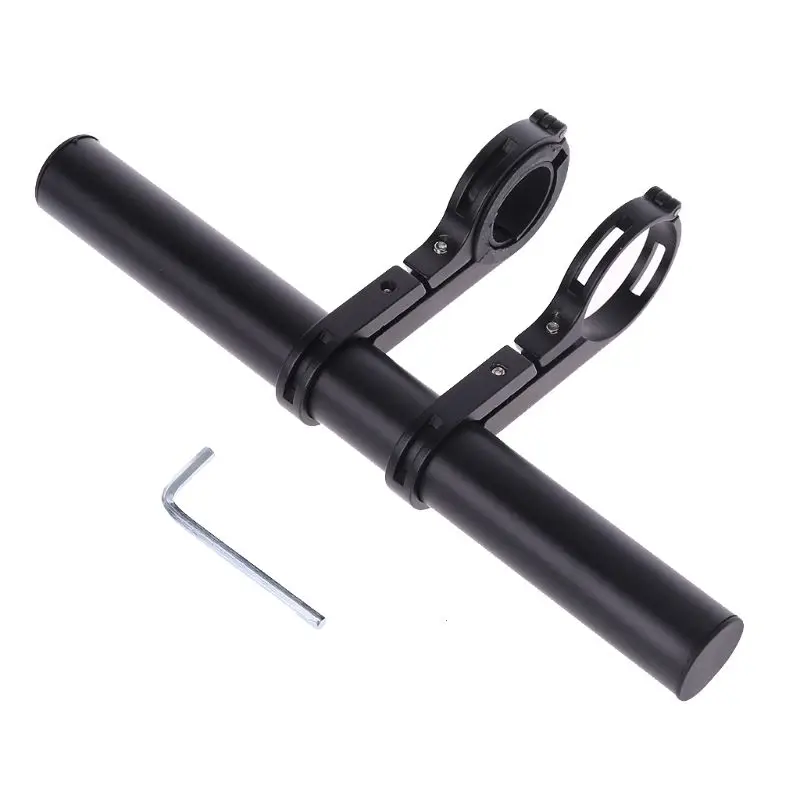 

Double Rod Bike Extension Holder Bycicle Flashlight Holder Handlebar Mobilephone Support Multifunctional Extender Mount Bracket