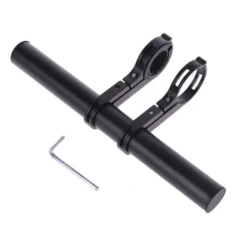

Double Rod Bike Extension Holder Bycicle Flashlight Holder Handlebar Mobilephone Support Multifunctional Extender Mount Bracket