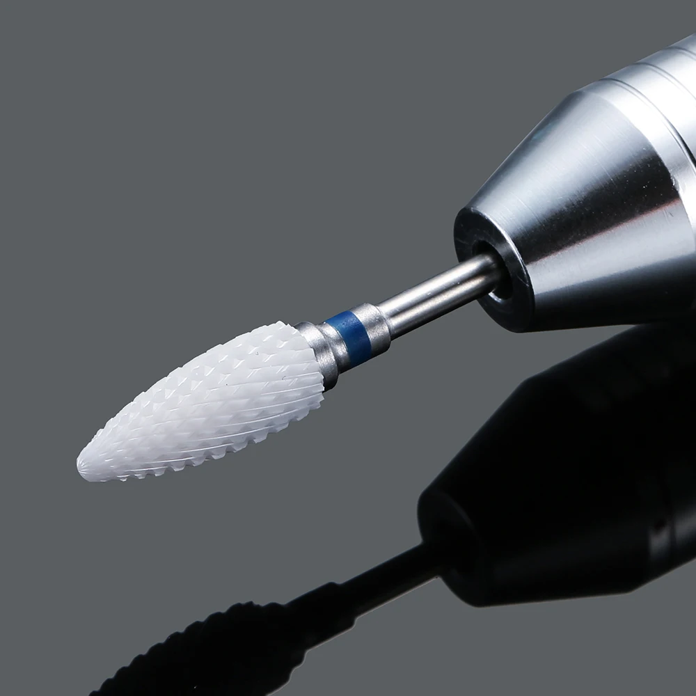 Nail Art Tools Ceramic Diamond Milling Cutter Nail Art Drill Bit Manicure Nail Files Electric Rotary Mills Gel Remove Grinder Tools