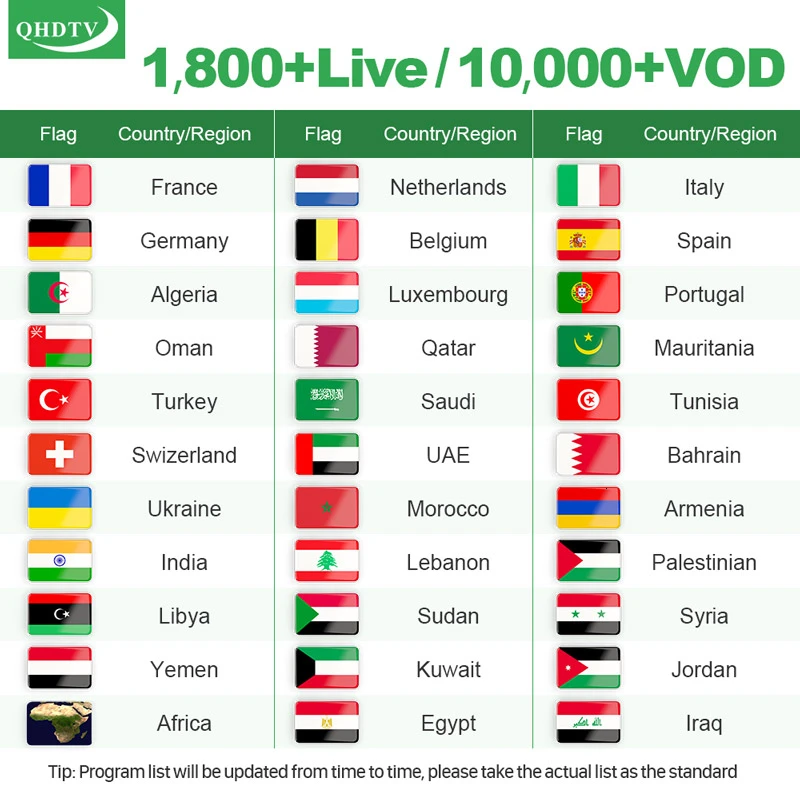 QHDTV Android IPTV приставка, французский, арабский, Algeria, GOLAX-M5 S905W, 2,4 Gwifi, H.265, IPTV подписка, Марокко, Франция, IPTV, Арабская приставка
