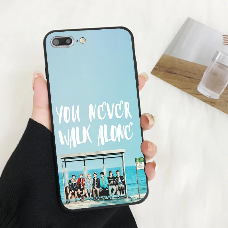 Kpop мягкий чехол для телефона силиконовый чехол ярких цветов для iPhone X XR XS MAX 6 7 8 plus 6s для корпуса Apple