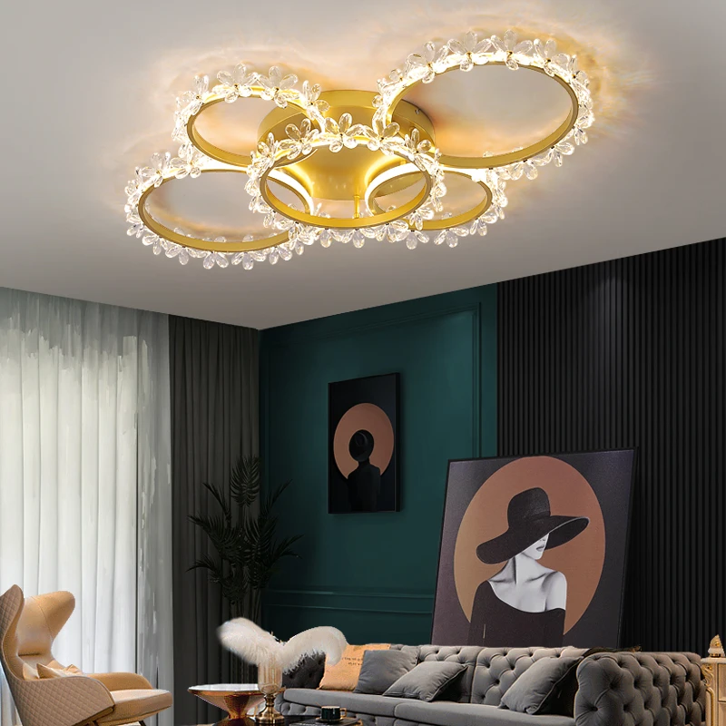 Interior LED Ceiling Light For Living Room Bedroom 110V 220V Lustre Avize Modern Lamp for home bedroom | Лампы и освещение