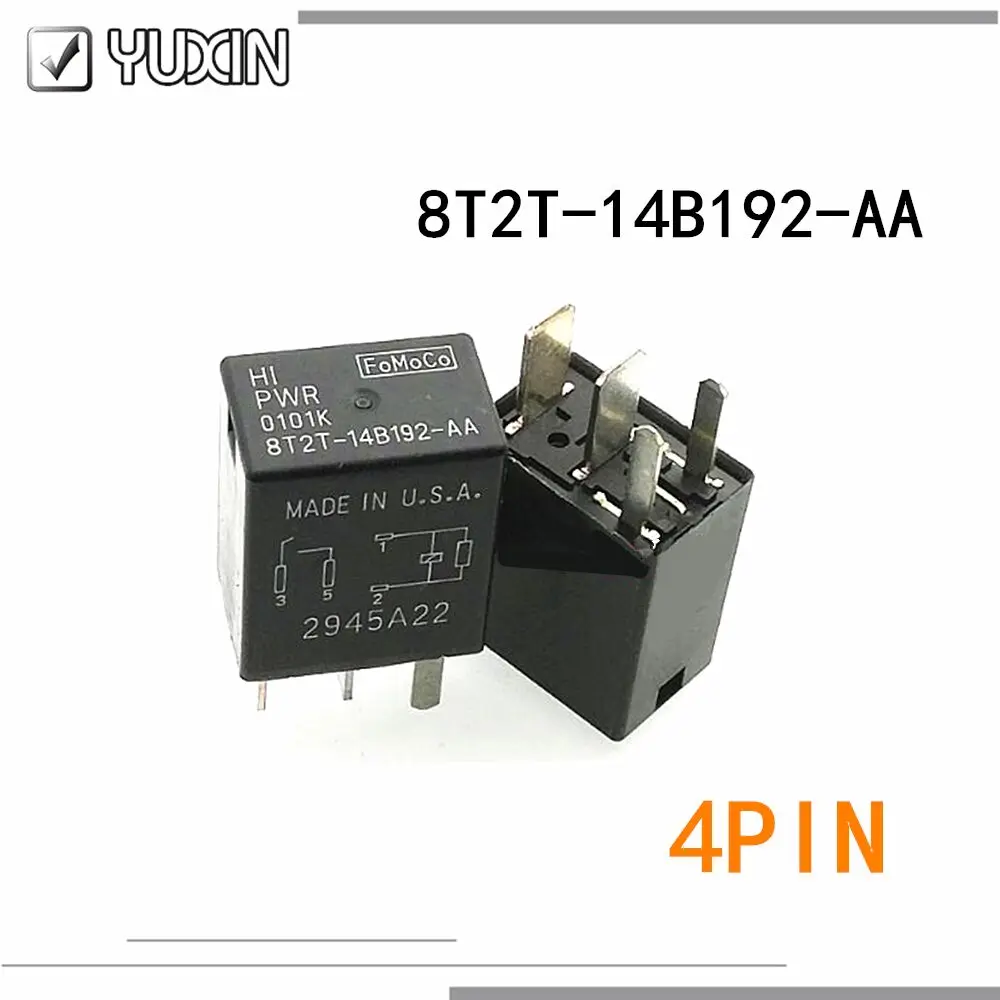 10 шт./лот Новинка автомобильное реле 8T2T-14B192-AA 8T2T-14B192-AB 8T2T-14B192-BA 8T2T 14B192 AA 4PIN 5PIN |