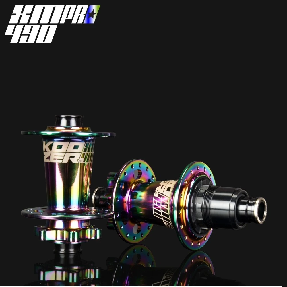 Яркий втулки Koozer MTB 4 32H дисковый тормоз горного велосипеда Задняя Ступица 10*135 мм QR