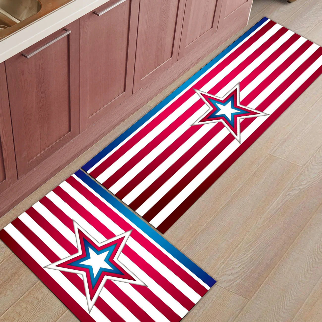 День Святого Патрика, ирландский флаг, 2 предмета, коврик для кухни, грязный мусор, грязевая ловушка, сапог, скребок для обуви, Ванна, Душ, набор аксессуаров